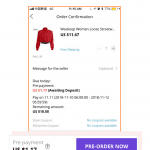 Aliexpress 11.11.2018 shopping festival pre order 2