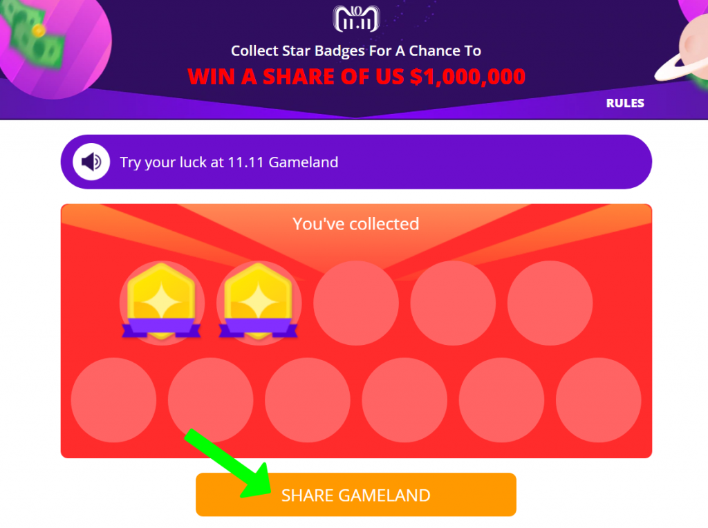 Aliexpress Day Gameland 11.11.2018 coupon win 4 A