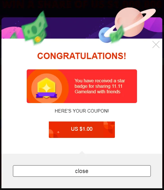 Aliexpress Day Gameland 11.11.2018 information