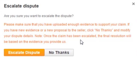 Jak eskalovat spor na Aliexpress 3