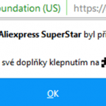 Mozilla Firefox instalace Aliexpress Superstar 4