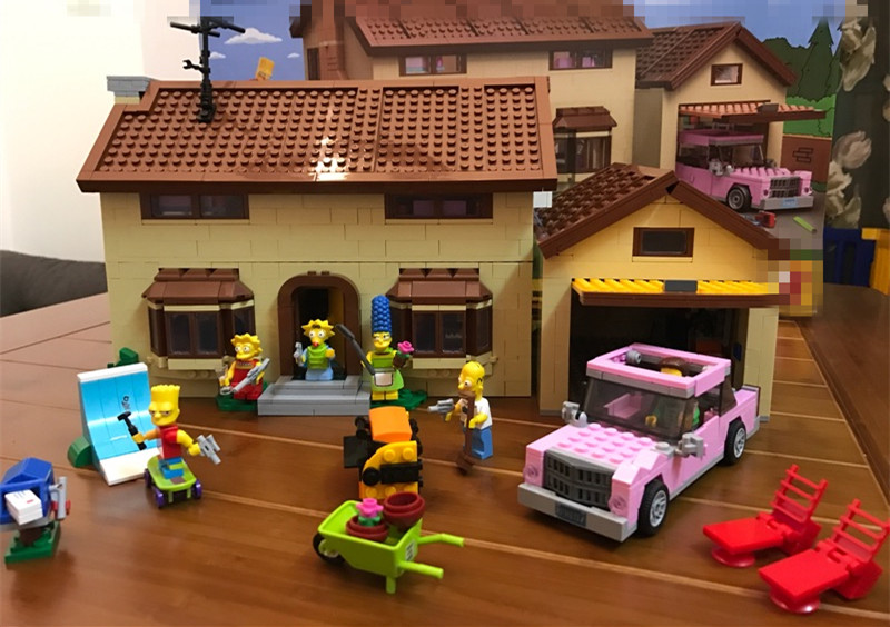 Simpsonovi Aliexpress lego blocks stavebnice