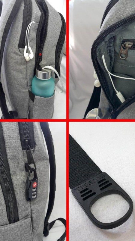 Tigernu backpack MacBook laptop Aliexpress grey 7
