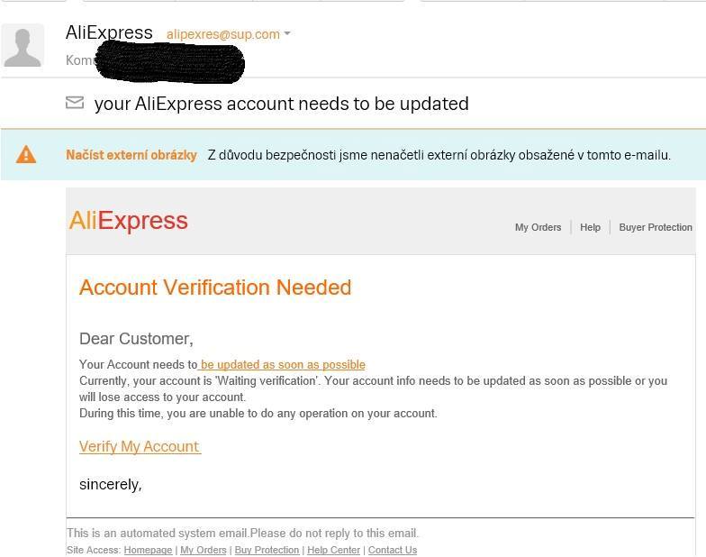 Podvodne-emaily-Aliexpress-kreditni-karty-CZ
