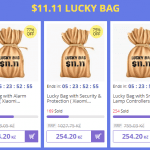 GearBest Lucky Bags shopping sale 1111
