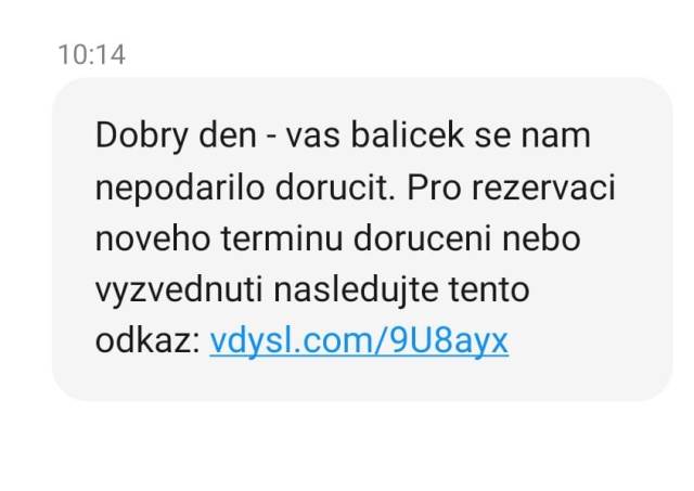Podvodne emaily od Ceske Slovenske posty aliexpress CZ nove vdysl