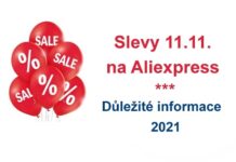 Aliexpress slevy 11.11. 2021 nakupovani cina clo dph sale vanoce CZ