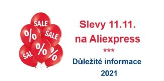 Aliexpress slevy 11.11. 2021 nakupovani cina clo dph sale vanoce CZ