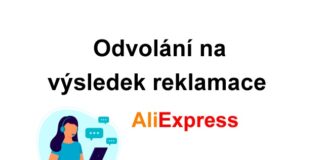 Odvolani a stiznost reklamace appeal aliexpress servis CZ